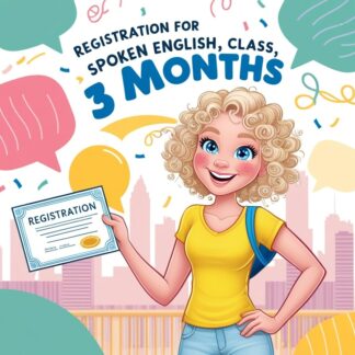 Registration for Spoken English Class [3 Months]